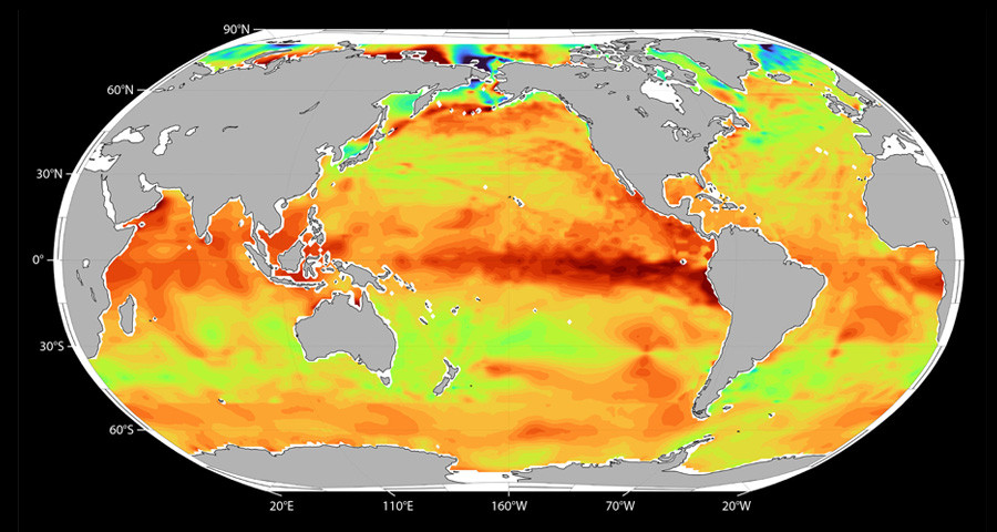 Acidification of the Global Surface Ocean